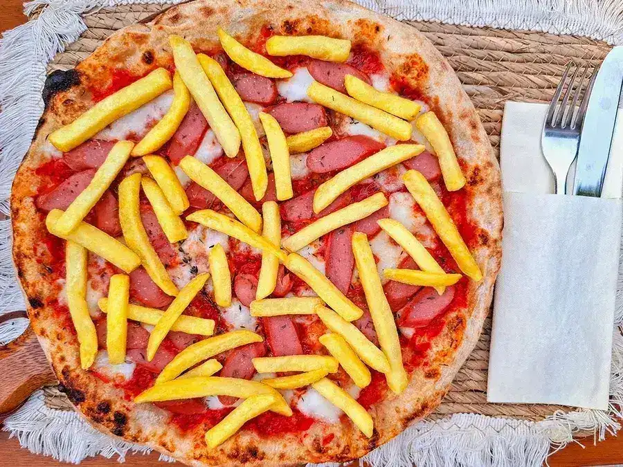 Ciao Napoli pizza photographed by a guest