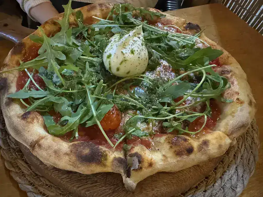 Ciao Napoli pizza photographed by a guest
