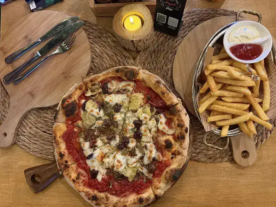 Ciao Napoli pizza photographed by a guest