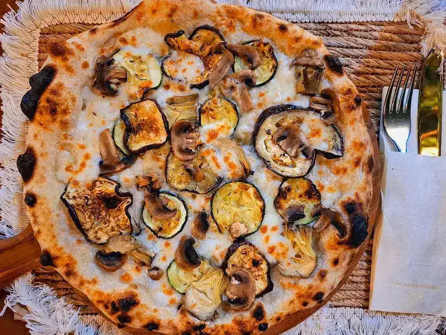 Ciao Napoli pizza photographed by a guest