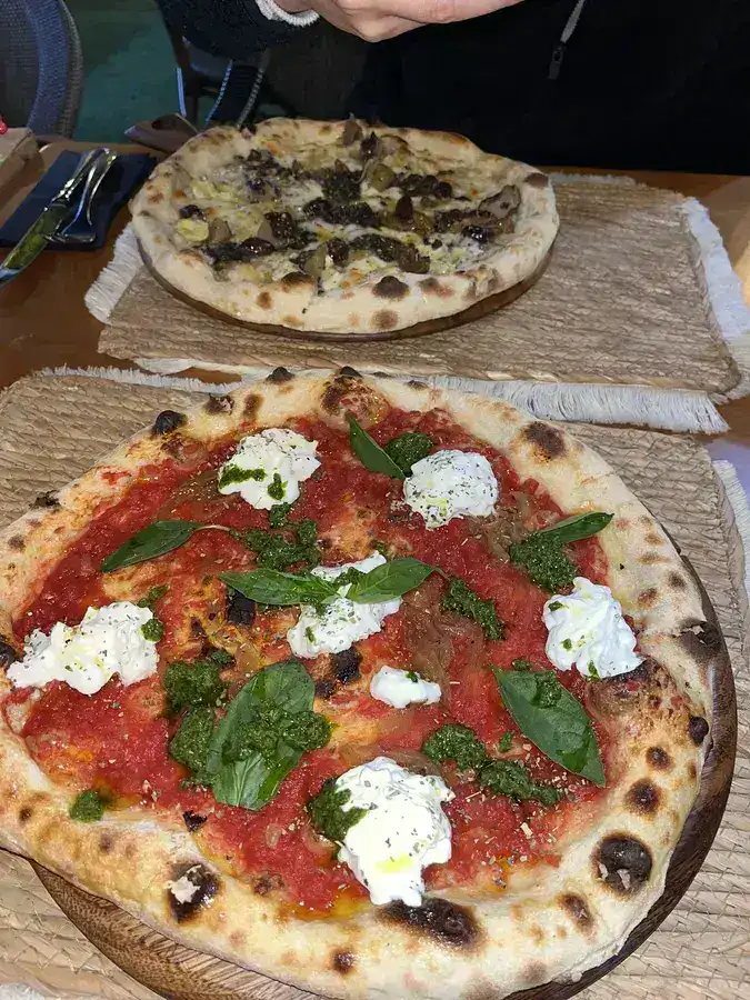 Ciao Napoli pizza photographed by a guest